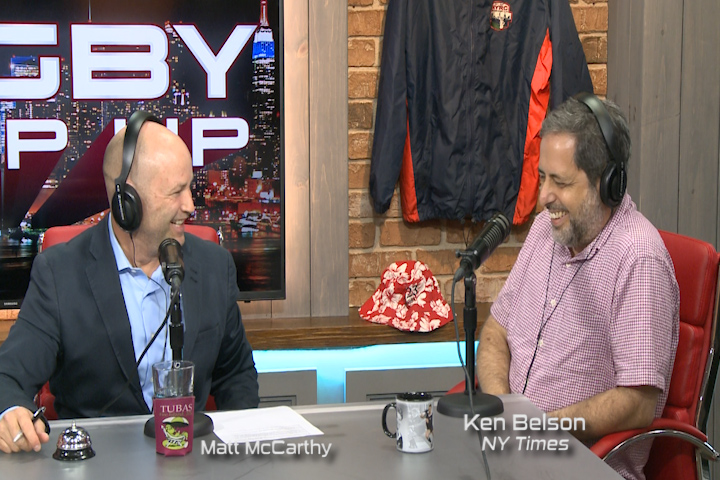 NY Times' Ken Belson on RugbyWrapUp.com panel with @Mat_McCarthy00