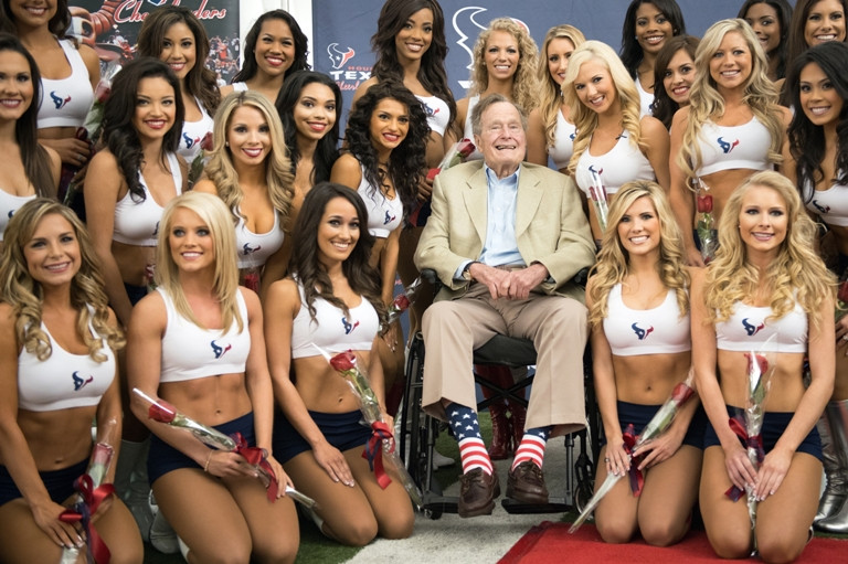 George_Bush, NFL_Cheerleaders, Meet_The_Matts