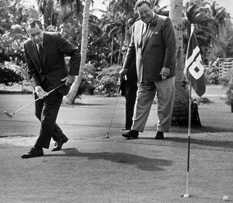 Reagan didn't golf.