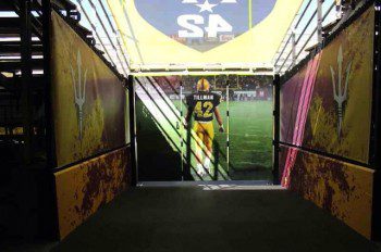 ASU Tunnel with Tillman at the end