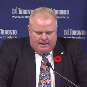 Rob Ford - Check out the tie