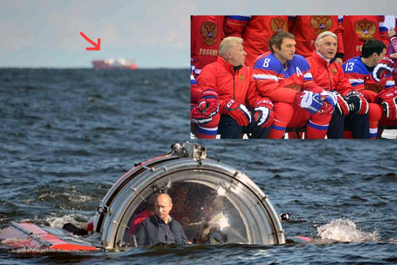 Putin Sinks Russian Hockey Ship