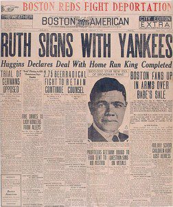Babe Ruth Traded