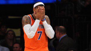 melo frustrated