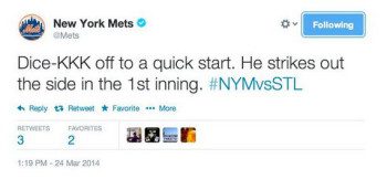 The Mets Can't Even Do Twitter right.