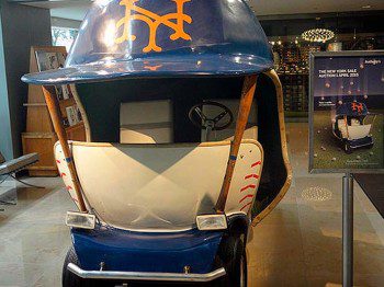 Mets Bullpen car used to bring players to and from the field