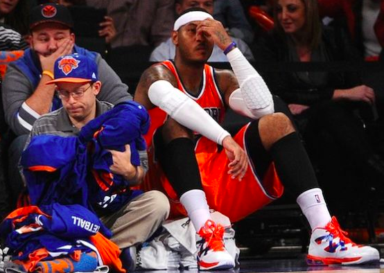 Carmelo Anthony and Knicks fans