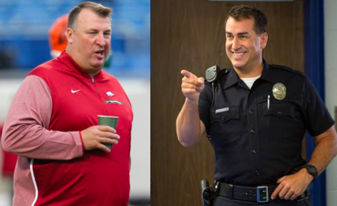 Bret Bielema and Rob Riggle, Black Friday Deals Sports Betting World Meet_The_Matts