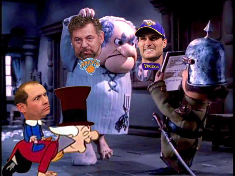 Angry_Ward_Calhoun, Meet_The_Matts, Jim_Dolan, Kirk_Cousins, Knicks, Vikings, Scrooge, Christmas