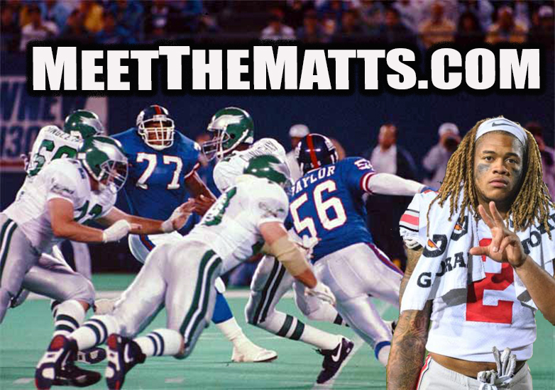 lawrence_taylor, Chase_Young, Eagles, Giants Meet_The_Matts