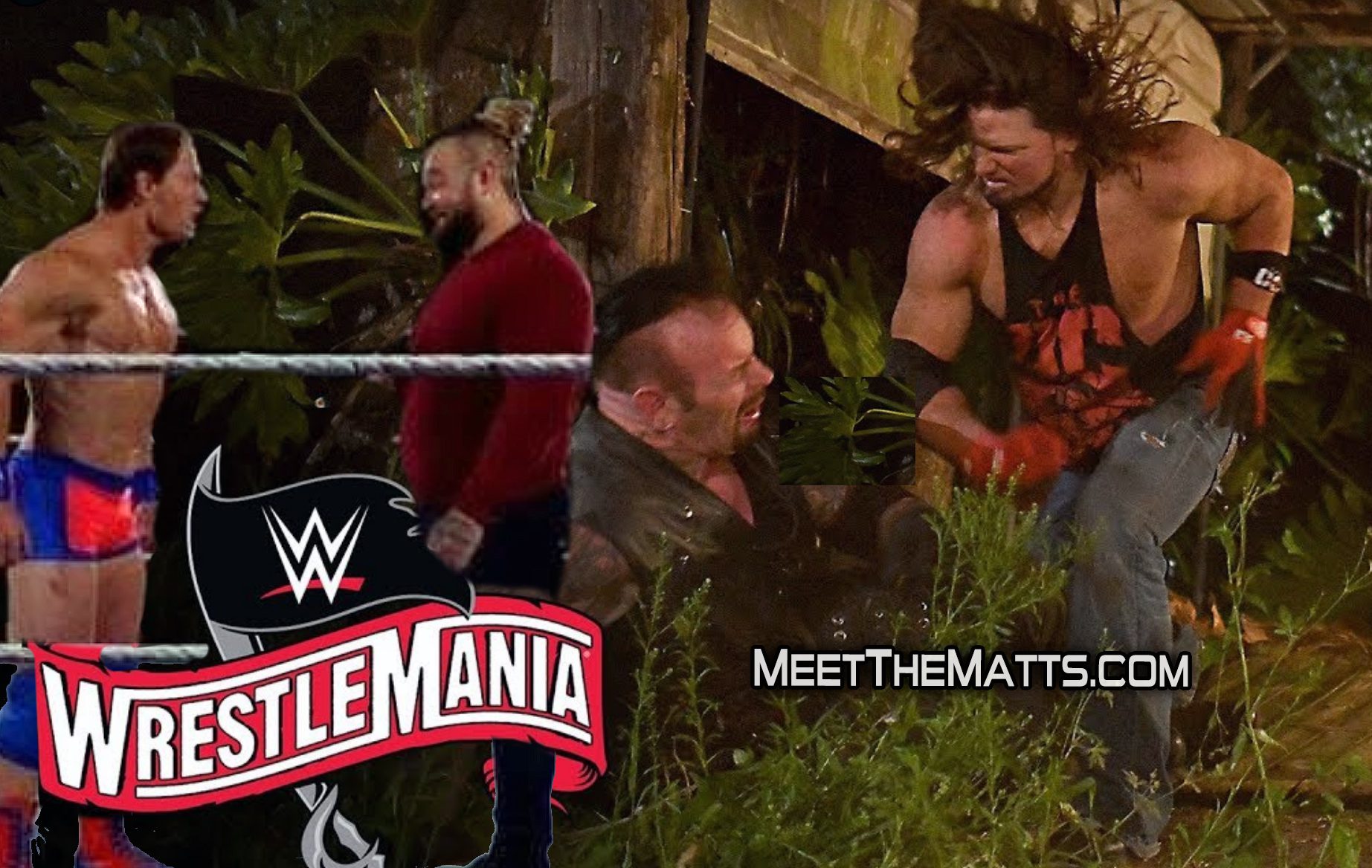 WrestleMania36, Jonh_Cena, The Undertaker, Buddy_Diaz, Meet_The_Matts, Vince McMahon