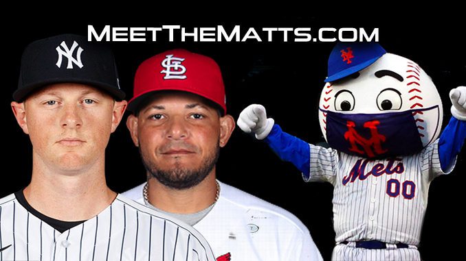 DJ Lemahieu, Mr Met, Mets, Yankees, Yadier Molina, Different Matt, Brian Tyler, Meet The Matts