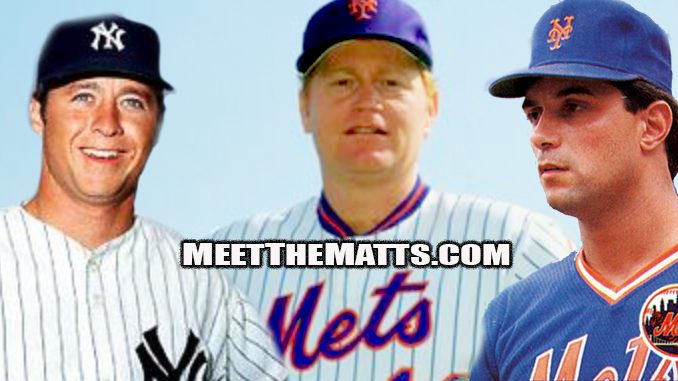 Cheesy Bruin, Rich Perlongo, Rusty Staub, Bobby Mercer, Lee Mazilli, Mets, Yankees, Meet-The-Matts