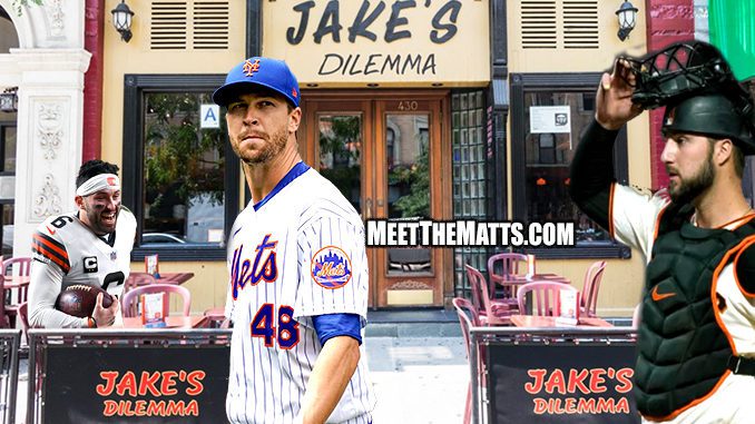 Jacob-deGrom, Mets, Curt Casali, Baker Mayfield, Meet_The_Matts, Matt-McCarthy, Jake's Delimma