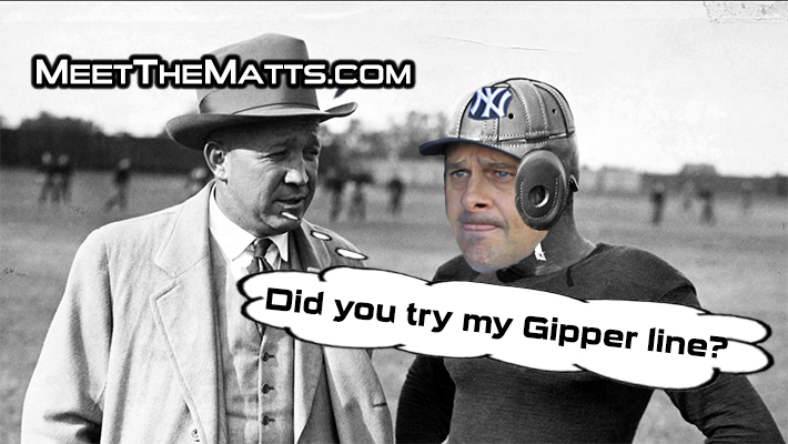 Knute Rockne, Aaron Boone, Yankees, Mets, Jacob deGrom, Meet-The-Matts