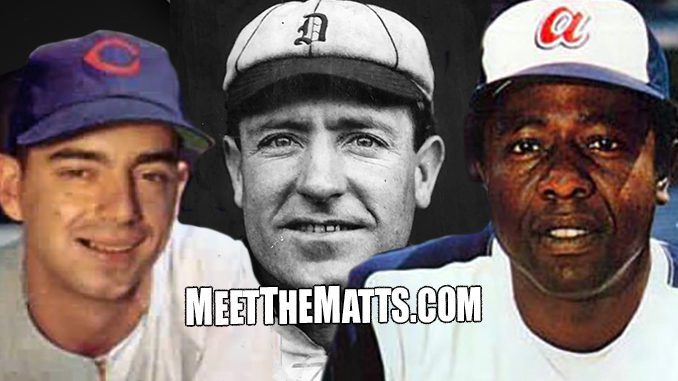 Hank Aaron, Charley O'Leary, Tommy Brown, MLB Trivia, Meet_The_Matts, Matt-McCarthy