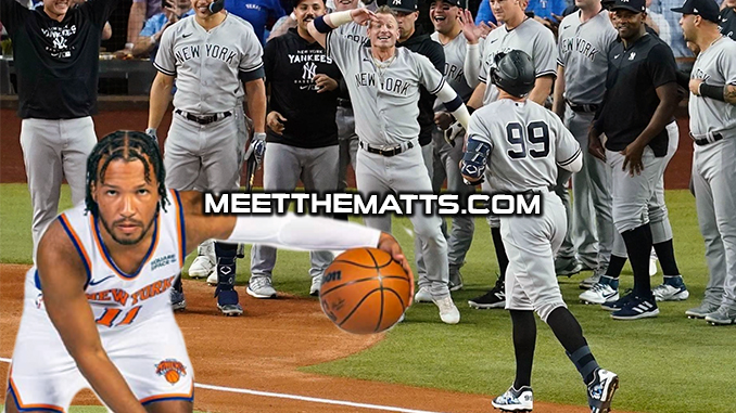 All Rise for 62! Aaron Judge and New York Knicks Basketball – Meet The Matts