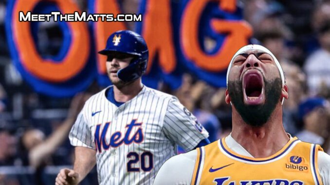 Anthony Davis, Pete Alonso, Luka Doncic, NBA, MLB, METS, Google Alerts, Meet The Matts, Jacob Sternberg, #GoogleAlerts