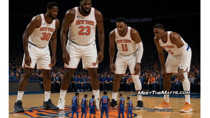 Knicks, Pistons, NBA Playoffs, NBA Play-In, Meet The Matts