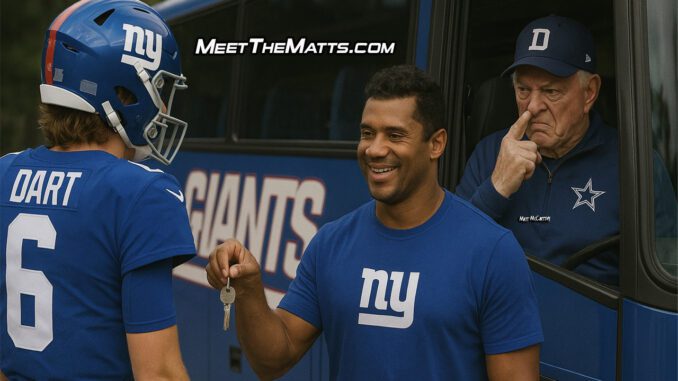Angry Ward, Jerry Jones, Jaxson Dart, Russell Wilson, Mets, NFL, Meet-The-Matts, Ward Calhoun, #GoogleAlerts