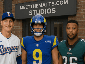 Brandon Nimmo, Matt Stafford, Squaon Barkley, Mets, Eagles, Rams, nfl, mlb, Meet The Matts, Jacob Sternberg, GOOGLE.jpg