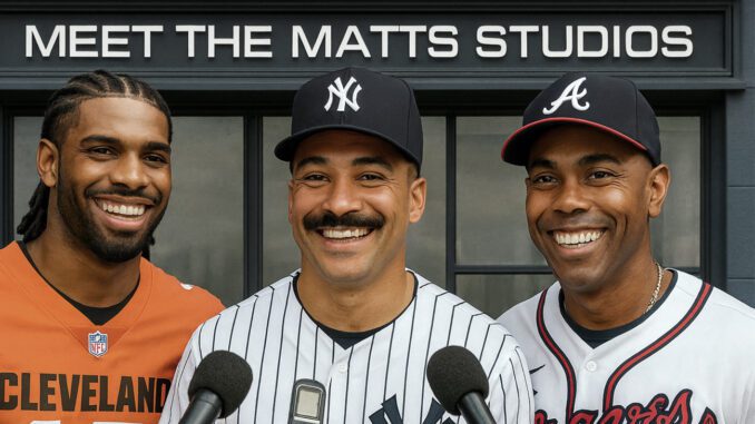 Yankees, Raisel Iglesias, Trent Grisham, Shedeur Sanders, Browns, Braves, Meet The Matts, Jackson Sternberg, mlb