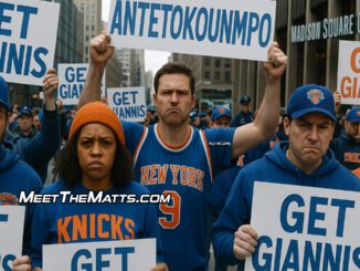 Knicks protest, Giannis Antetokounmpo, NBA, Meet-The-Matts, Buddy Diaz, Google Alerts