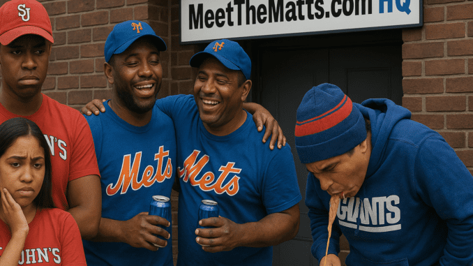 St Johns, Mets, Giants, NFL, Google Alerts, Meet The Matts, Jackson Stgernberg