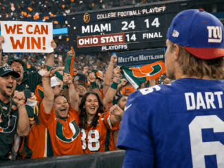 NY Giants, Jaxson Dart, Miami Hurricanes, CFP, Meet The Matts, Jackson Sternberg