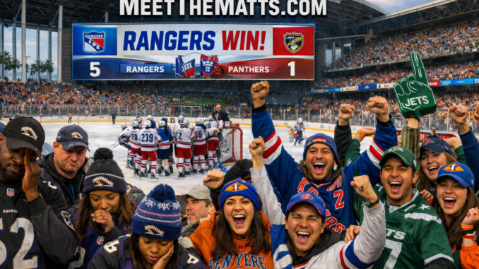 Sports Rain Man, NFL, Rangers, Knicks, Ravens, Winter Classic, NHL, NBA, Google Alerts, Meet_The_Matts, Junoir_Blaber