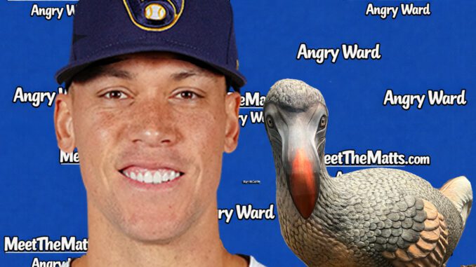 Angry Ward, Aaron Judge, dodo bird, Super Bowl, NFL, Meet The Matts, Ward Calhoun, #GoogleAlerts