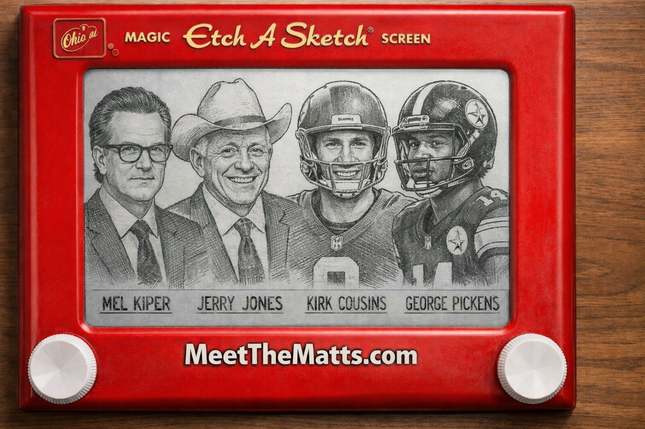 Angry Ward, Mel Kiper, Jerry Jones, Kirk Cousins, George Pickens, Meet The Matts, Ward Calhoun, #GoogleAlert