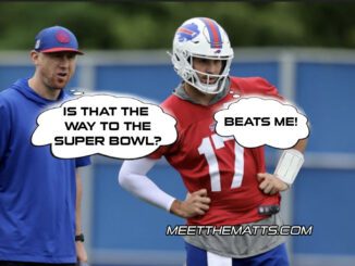 Sports Rain Man, Joe Brady, Josh Allen, Bills, KNICKS, rangers, NHL, NFL, Google Alerts, Meet_The_Matts, Junoir_Blaber