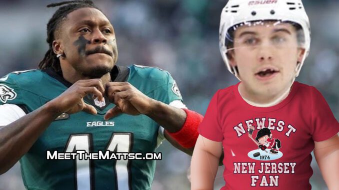 Angry Ward, Jack Hughes, AJ Brown, Knicks, Eagles, Devils, NFL, NBA, NHL, Meet The Matts, Ward Calhoun, #GoogleAlerts