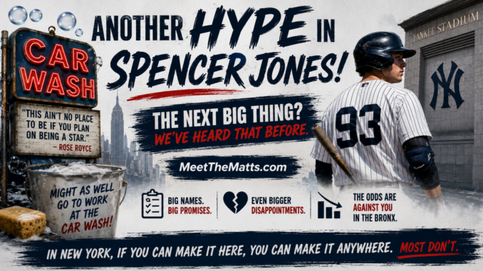 Spencer Jones, Yankees, Mugsy, Meet The Matts, Aristotle Sakellaridis
