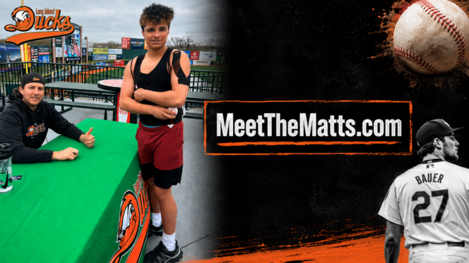 Trevor Bauer, Meet The Matts, Aristotle Sakellaridis, mlb, Long Island Ducks, Yankees, Brian Cashman