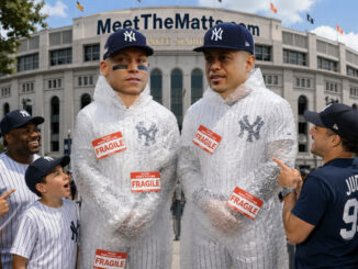 Aaron-Judge-Giancarlo-STANTON-Brian-Cashman-Buddy-Diaz-Yankees-mlb-Meet-The-Matts