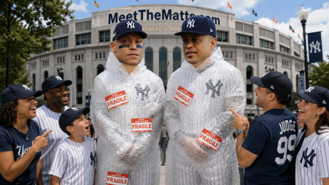 Aaron-Judge-Giancarlo-STANTON-Brian-Cashman-Buddy-Diaz-Yankees-mlb-Meet-The-Matts