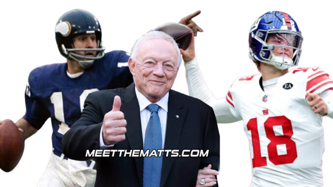 Angry Ward, Jerry Jones, JJ McCarthy, Fran Tarkenton, Vikings, Brewers, MLB, Knicks, nba, NFL, Meet The Matts, Ward Calhoun, #GoogleAlerts